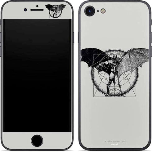 DC Comics Batman Skeleton diagram Art iPhone SE (2nd & 3rd Gen) Skin
