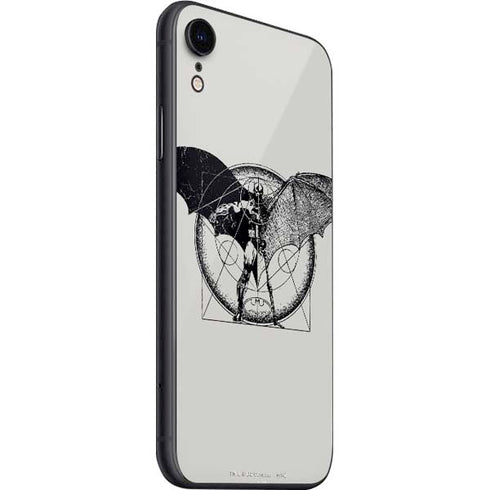 DC Comics Batman Skeleton diagram Art iPhone SE (2nd & 3rd Gen) Skin