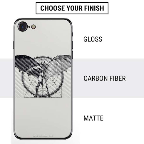 DC Comics Batman Skeleton diagram Art iPhone SE (2nd & 3rd Gen) Skin