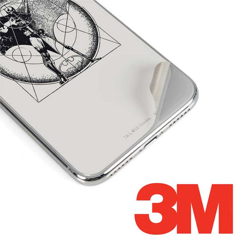 DC Comics Batman Skeleton diagram Art iPhone XS Max Skin