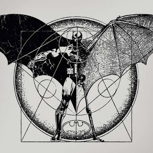 DC Comics Batman Skeleton diagram Art iPhone XS Skin