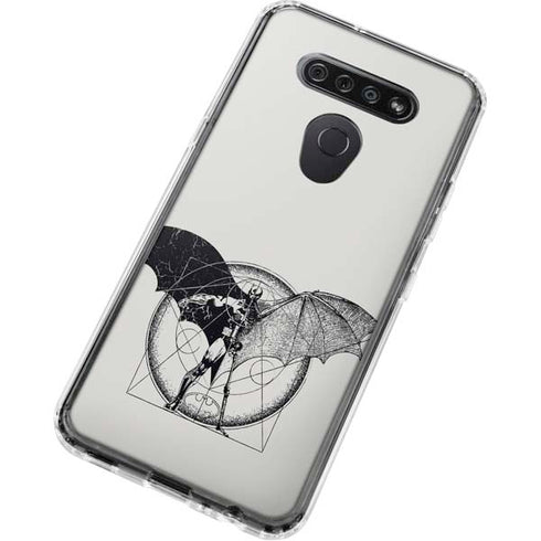 DC Comics Batman Skeleton diagram Art LG K51/Q51 Clear Case