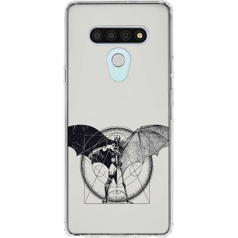 DC Comics Batman Skeleton diagram Art LG Stylo 6 Clear Case