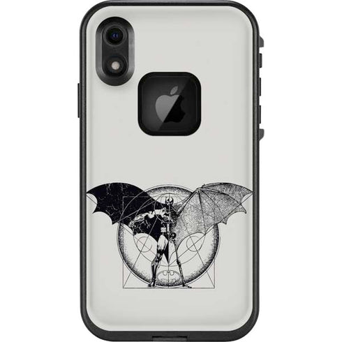 DC Comics Batman Skeleton diagram Art LifeProof Fre iPhone Skin