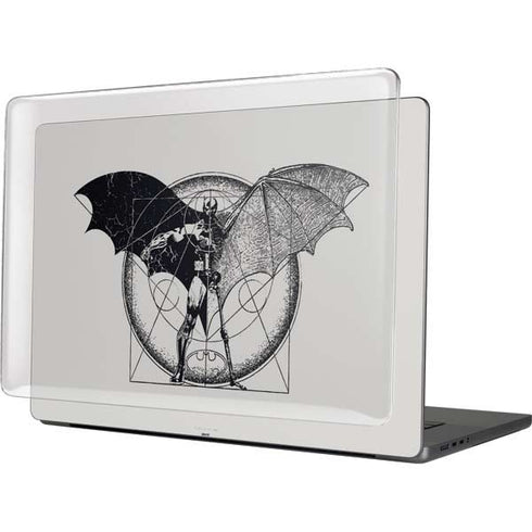 DC Comics Batman Skeleton diagram Art MacBook Pro 16in (2021-25) Case plus Skin