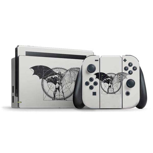 DC Comics Batman Skeleton diagram Art Nintendo Switch Bundle Skin