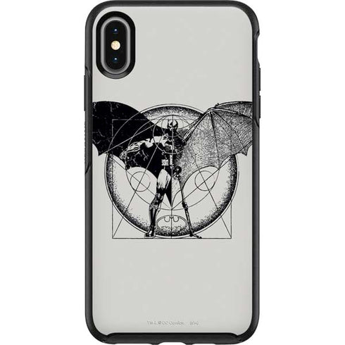 DC Comics Batman Skeleton diagram Art Otterbox Symmetry iPhone Skin