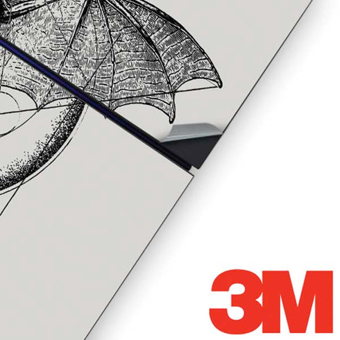 DC Comics Batman Skeleton diagram Art PS4 Console Skin