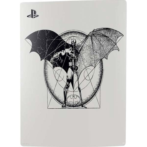 DC Comics Batman Skeleton diagram Art PS5 Console Skin