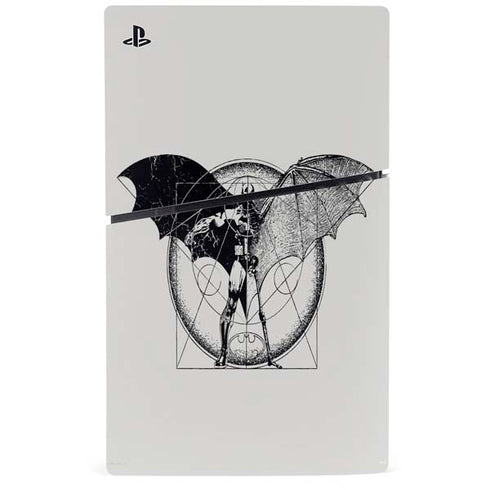 DC Comics Batman Skeleton diagram Art PS5 Slim Disk Console Skin