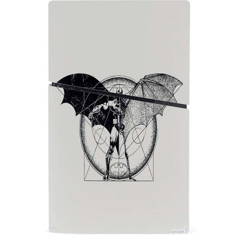 DC Comics Batman Skeleton diagram Art PS5 Slim Digital Edition Bundle Skin