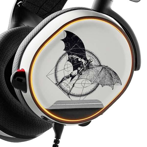 DC Comics Batman Skeleton diagram Art SteelSeries Arctis 5 Skin