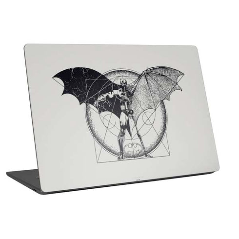 DC Comics Batman Skeleton diagram Art Universal Laptop 18in (14.6 x 10.6in) Skin
