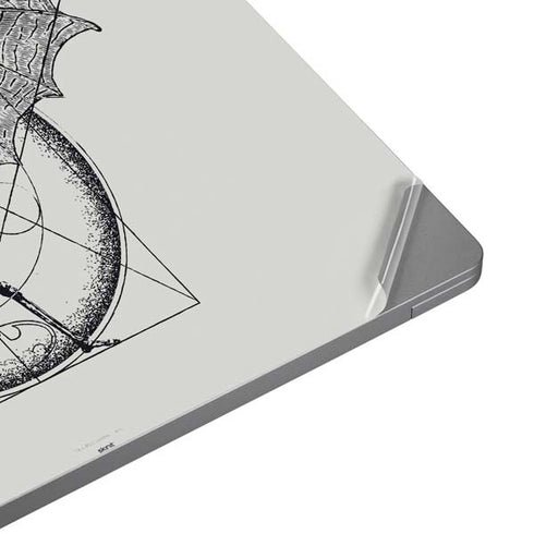 DC Comics Batman Skeleton diagram Art Universal Laptop 18in (14.6 x 10.6in) Skin