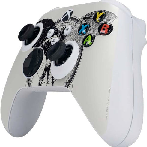 DC Comics Batman Skeleton diagram Art Xbox Series S Controller Skin
