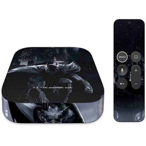 DC Comics Arkham Origins Batman In action pose Apple TV Skin