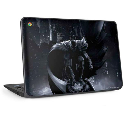 DC Comics Arkham Origins Batman In action pose HP Chromebook Skin