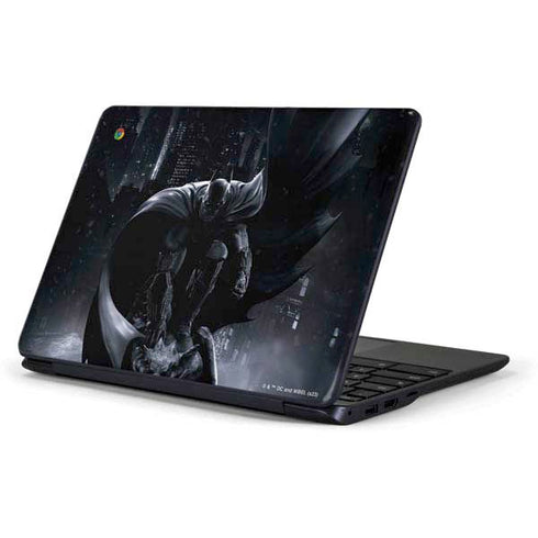 DC Comics Arkham Origins Batman In action pose Samsung Chromebook Skin