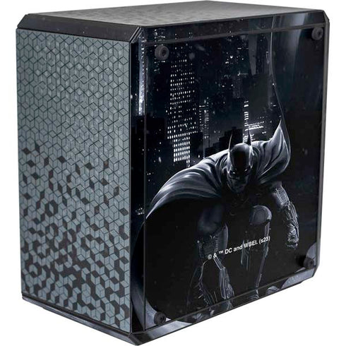 DC Comics Arkham Origins Batman In action pose Cooler Master MasterBox Q300L Mini Tower Skin
