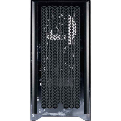 DC Comics Arkham Origins Batman In action pose Corsair 4000D Tempered Glass Mid-Tower ATX Case Skin