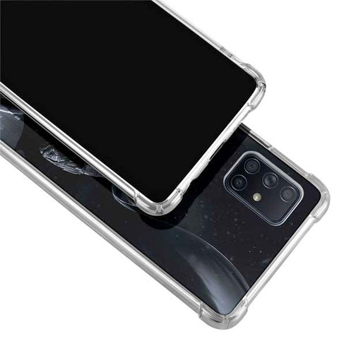 DC Comics Arkham Origins Batman In action pose Galaxy A51 5G Clear Case