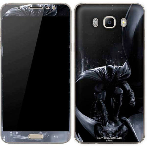 DC Comics Arkham Origins Batman In action pose Galaxy J7 Skin
