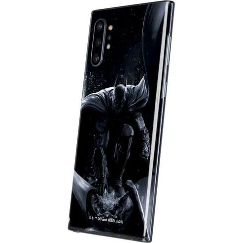 DC Comics Arkham Origins Batman In action pose Galaxy Note 10 Plus Skin