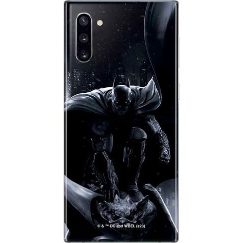DC Comics Arkham Origins Batman In action pose Galaxy Note 10 Skin