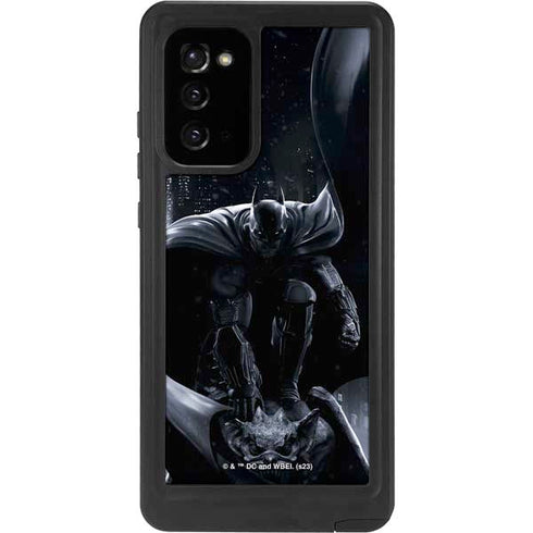DC Comics Arkham Origins Batman In action pose Galaxy Note20 5G Waterproof Case
