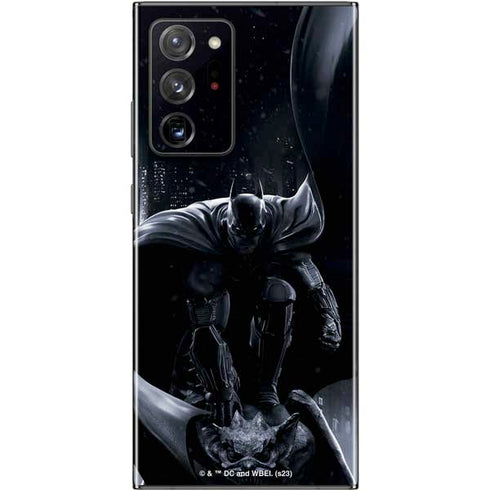 DC Comics Arkham Origins Batman In action pose Galaxy Note20 Ultra 5G Skin