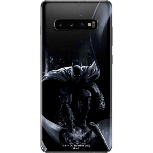 DC Comics Arkham Origins Batman In action pose Galaxy S10 Plus Skin