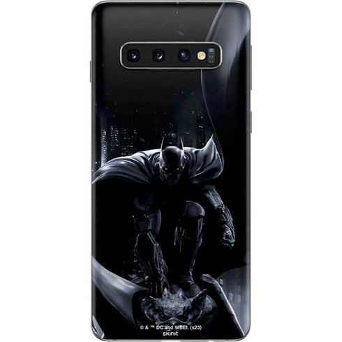 DC Comics Arkham Origins Batman In action pose Galaxy S10 Skin