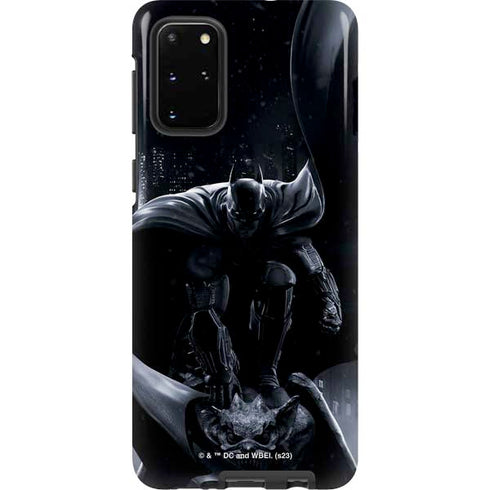 DC Comics Arkham Origins Batman In action pose Galaxy S20 Plus Pro Case