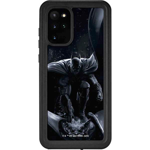 DC Comics Arkham Origins Batman In action pose Galaxy S20 Plus Waterproof Case