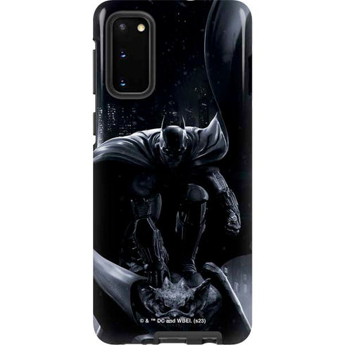 DC Comics Arkham Origins Batman In action pose Galaxy S20 Pro Case