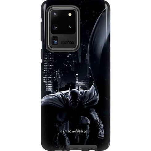 DC Comics Arkham Origins Batman In action pose Galaxy S20 Ultra 5G Pro Case