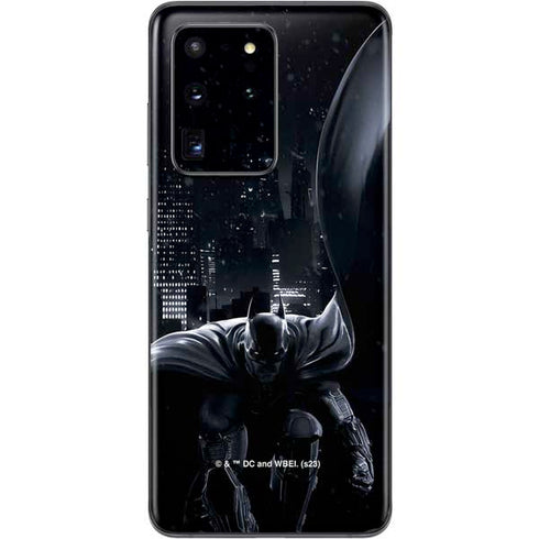 DC Comics Arkham Origins Batman In action pose Galaxy S20 Ultra 5G Skin