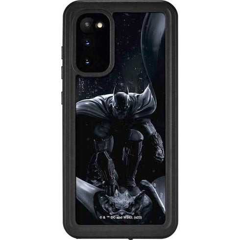 DC Comics Arkham Origins Batman In action pose Galaxy S20 Waterproof Case