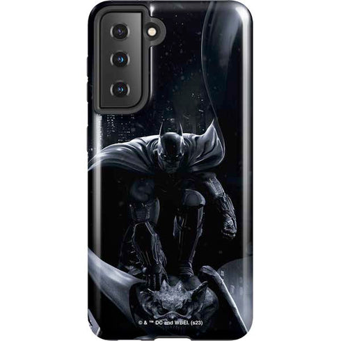 DC Comics Arkham Origins Batman In action pose Galaxy S21 5G Pro Case