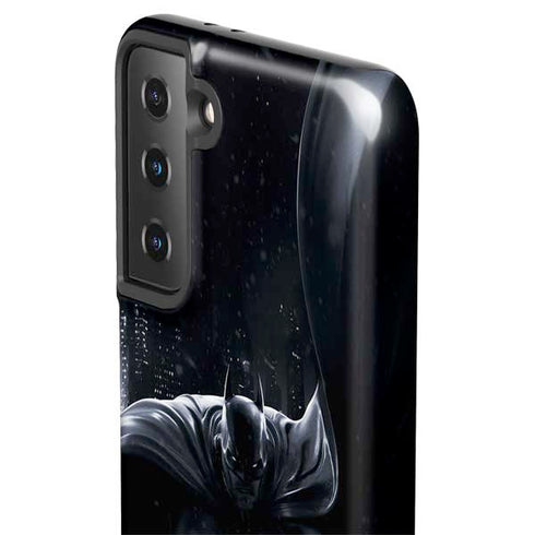 DC Comics Arkham Origins Batman In action pose Galaxy S21 FE Pro Case