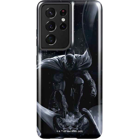DC Comics Arkham Origins Batman In action pose Galaxy S21 Ultra 5G Pro Case