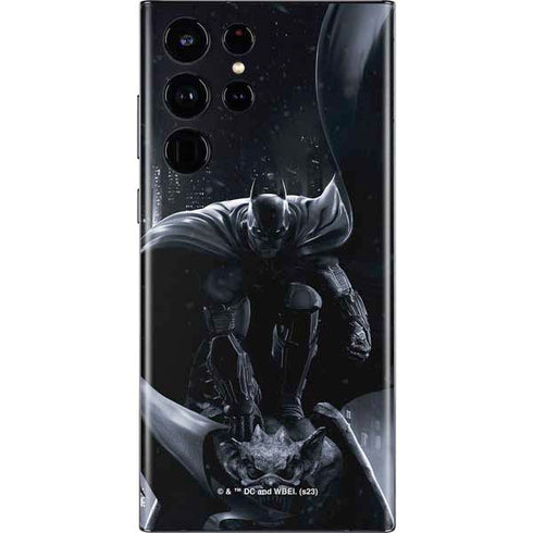 DC Comics Arkham Origins Batman In action pose Galaxy S22 Ultra Skin