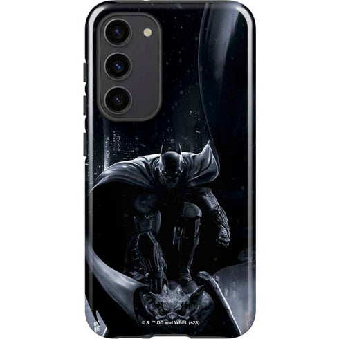 DC Comics Arkham Origins Batman In action pose Galaxy S23 Plus Pro Case