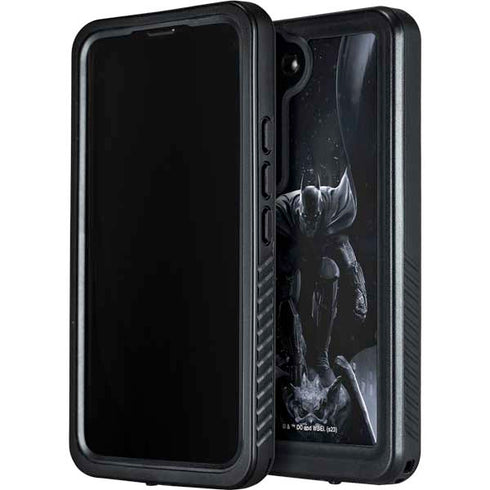 DC Comics Arkham Origins Batman In action pose Galaxy S23 Plus Waterproof Case