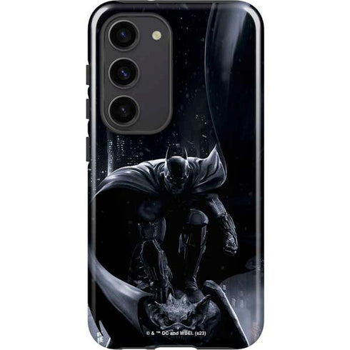 DC Comics Arkham Origins Batman In action pose Galaxy S23 Pro Case