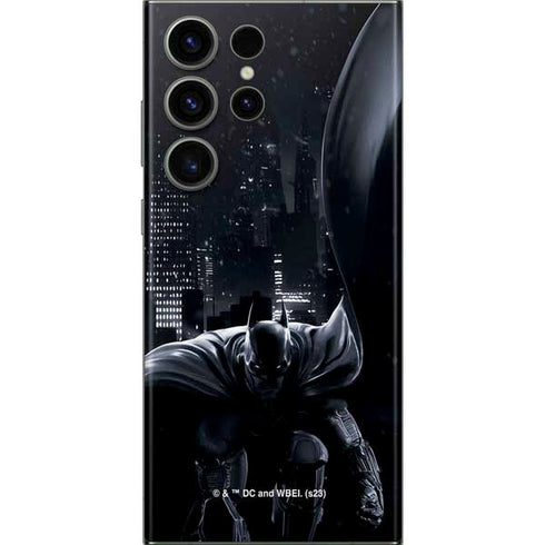DC Comics Arkham Origins Batman In action pose Galaxy S23 Ultra Skin