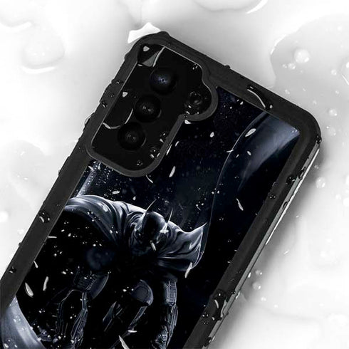 DC Comics Arkham Origins Batman In action pose Galaxy S23 Waterproof Case