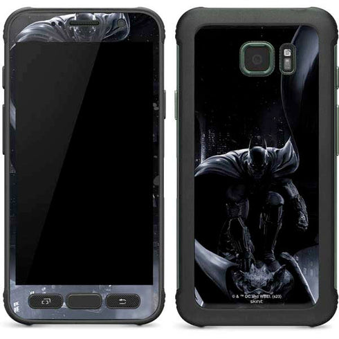 DC Comics Arkham Origins Batman In action pose Galaxy S7 Active Skin