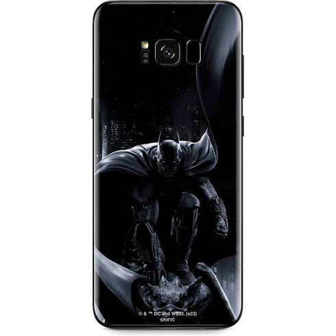 DC Comics Arkham Origins Batman In action pose Galaxy S8 Skin