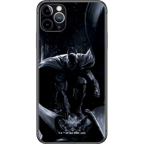 DC Comics Arkham Origins Batman In action pose iPhone 11 Pro Max Skin